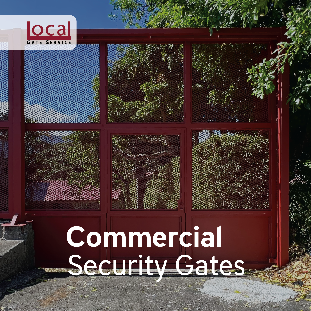 Commercial Security Gate Installation