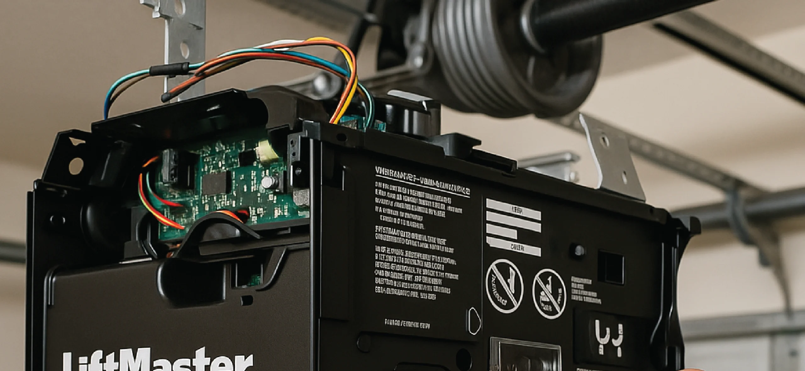 garage door motor operational system